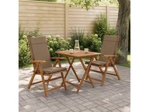 Lot de 2 coussins de chaise à dossier haut gemert cf59269