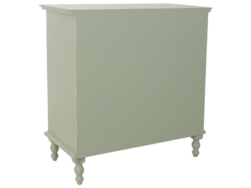  Commode en bois vert 80x36x80,5 cm h  - Conforama D