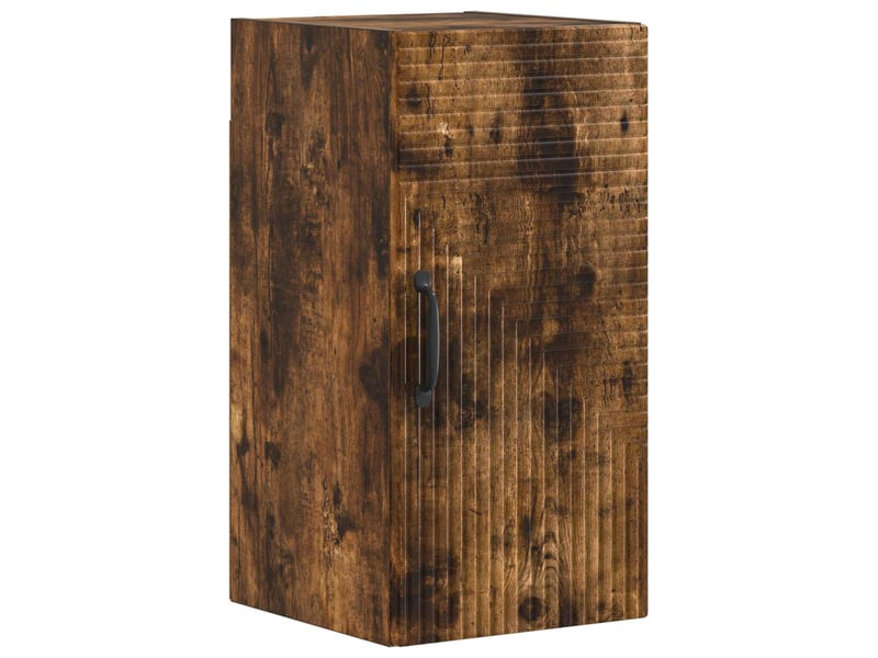 Ensemble de meuble de salle de bain 3 pièces haarlem chêne fumé cf63449 - Conforama D