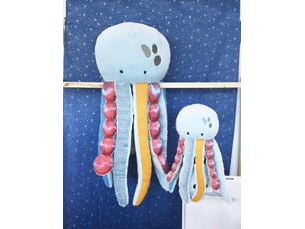 Peluche meduse multicolore - 40 cm