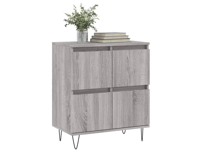  Buffet - bahut - meuble de rangement sonoma gris 60x35x70 cm bois d'ingénierie  - Conforama C