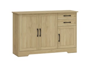 Buffet 3 porte(s) 2 tiroir(s) SANS MARQUE 838-587V00ND coloris naturel