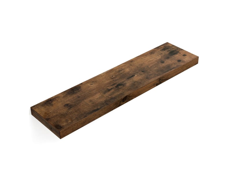 Étagère murale tablette murale étagère flottante étagère de rangement 80 x 20 x 38 cm mdf marron 12_0005785  - Conforama A