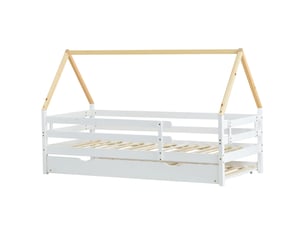 Lit extensible 90x190/200 cm DZMDIP coloris blanc