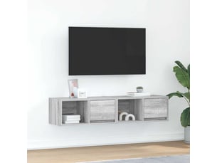 Meuble tv coloris gris  <strong></strong>  <strong></strong>
