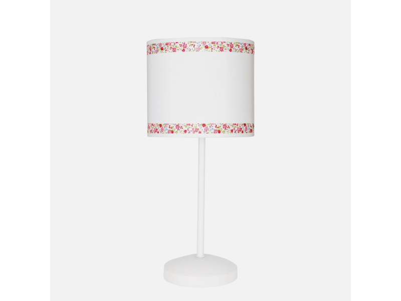  Lampe à poser enfant fabrilamp cenefa blanc et rose 1xe14 42 x 17 x 17 cm 107371000 - Conforama C