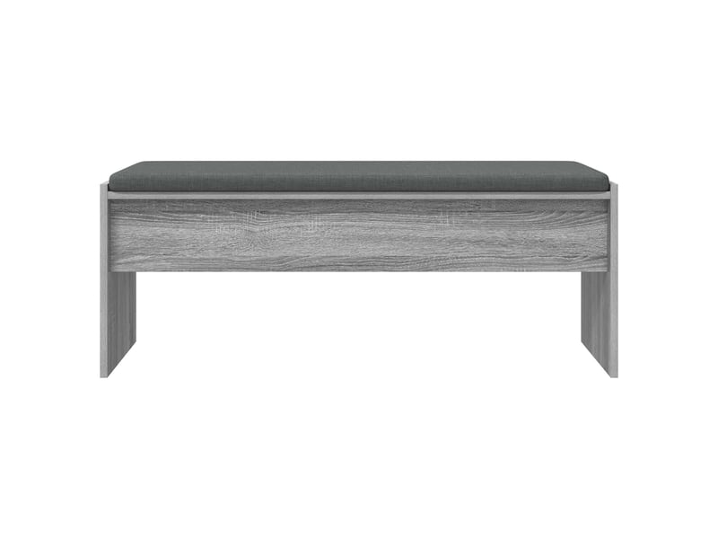  Banc d'entrée, banc interieur avec coussin gris sonoma 103x38x40 cm  - Conforama E