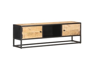 Meuble tv coloris marron 130 cm <strong></strong> <strong></strong>