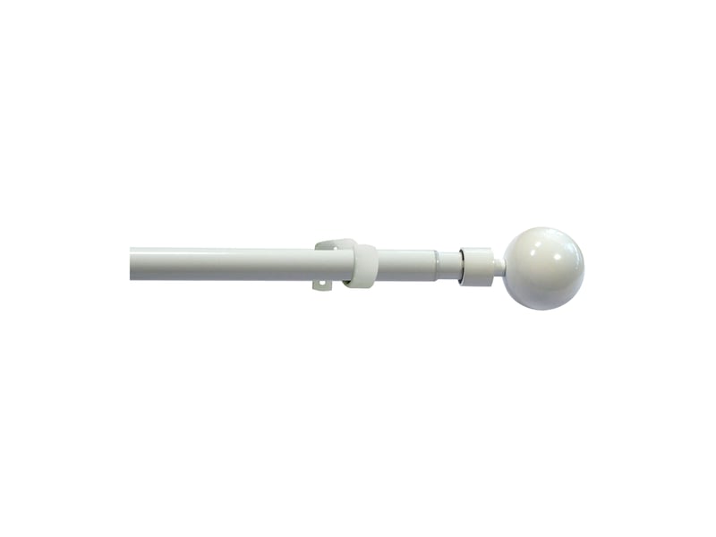  Kit tringle à rideau extensible à embouts boule 120-210 cm  - Conforama A