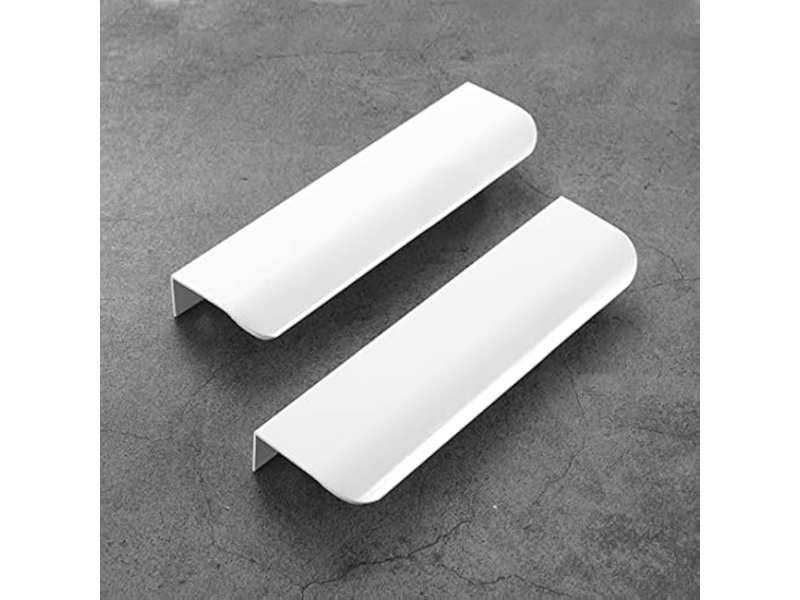  4 poignées pour armoires de cuisine, poignées invisibles pour tiroirs de meubles et poignées cachées pour portes.  - Conforama E