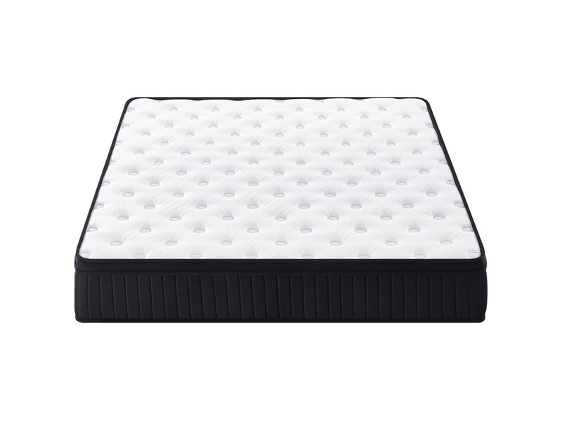  Matelas ressorts ensachés 160x200 cm somniae , accueil mémoire de forme, 25 cm d'épaisseur, noir  - Conforama C