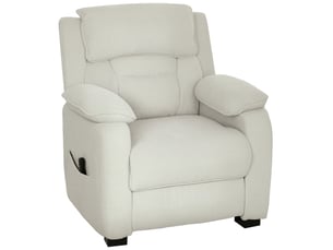Fauteuil relax électrique  <strong></strong> Velours beige