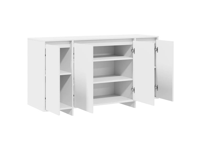  Buffet - bahut - meuble de rangement blanc 135 x 41 x 75 cm bois d'ingénierie  - Conforama E