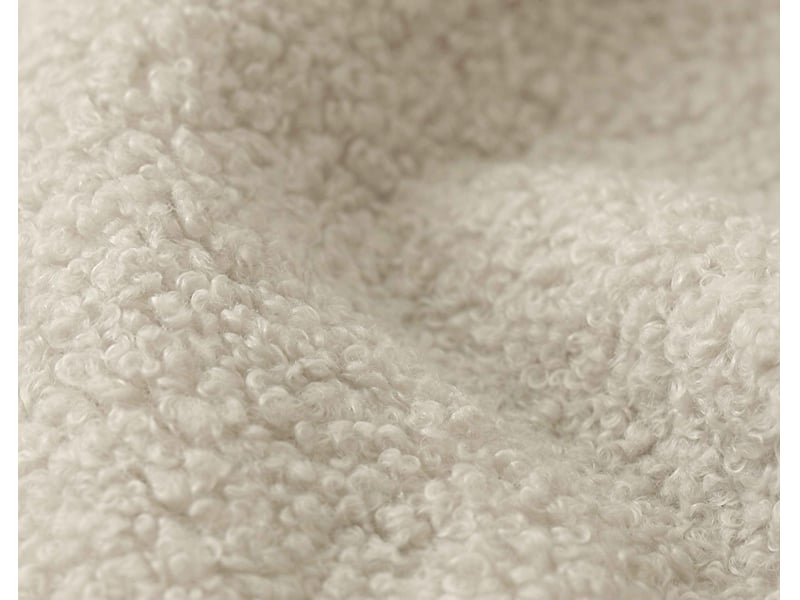  Lucien - canapé d'angle droit 4 places ouvert en tissu bouclette -  - beige LUCIEN - Conforama E