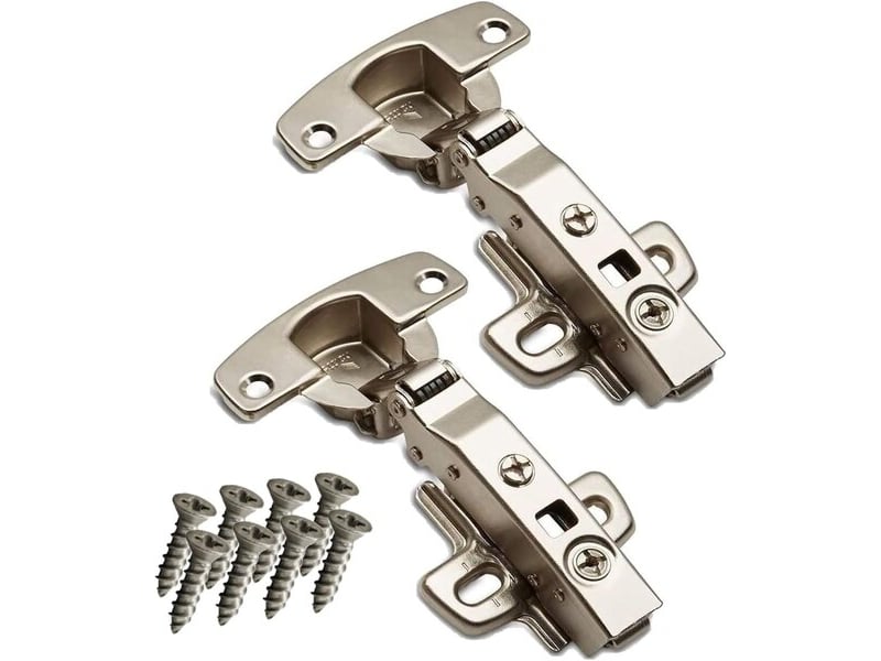  Paire de charnières hettich sensys 8645i avec fermeture douce à 110 degrés, charnières amorties avec vis m4  - Conforama C