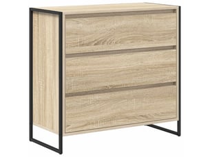 Buffet - bahut - meuble de rangement sonoma 79 x 36 x 75.5 cm bois d'ingénierie