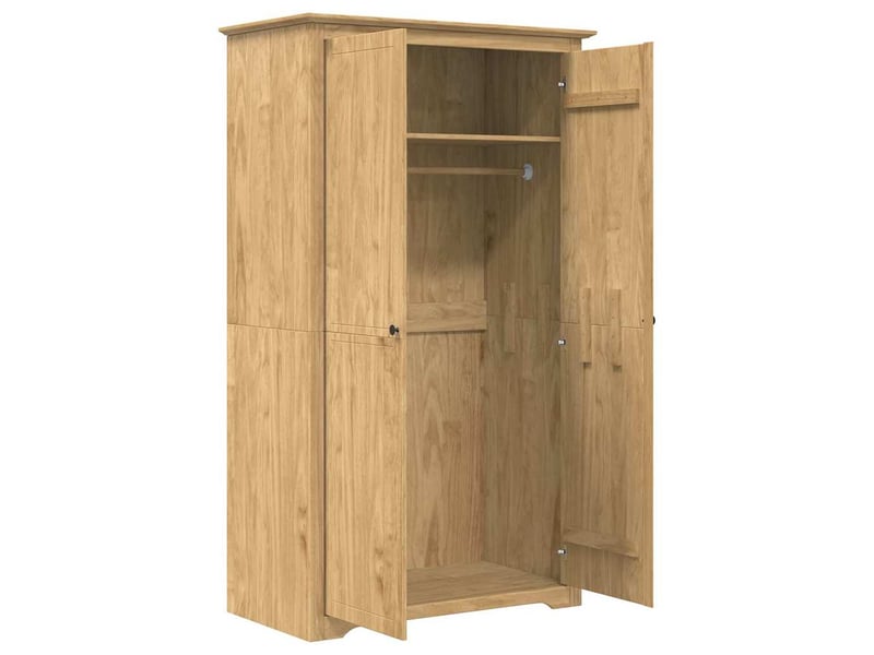  Armoire chambre, armoire de rangement bodo marron miel 53,5x99x173 cm bois d'ingénierie  - Conforama C