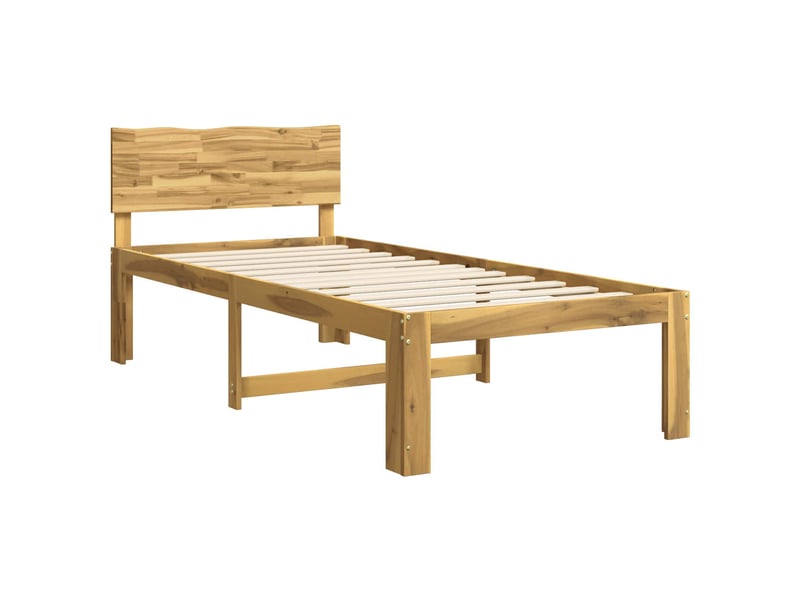 Lit simple- lit adulte - cadre de lit simple avec tête de lit rostock blanc 90 x 200 cm - Conforama B