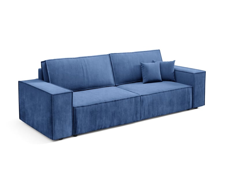  Canapé convertible mille mini bleu  - Conforama B