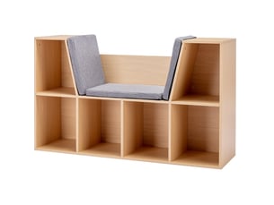 Bibliotheque coloris bicolore VIVRYN - 103 cm x 62 cm