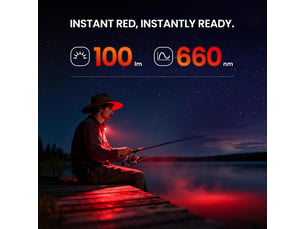 Sofirn st10 edc lampe torche led rechargeable 1000 lumens, lumière rouge 660 nm, usb-c, aimant et clip de poche