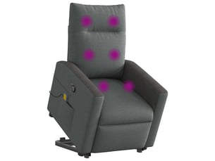 Fauteuil fixe <strong></strong> Tissu gris