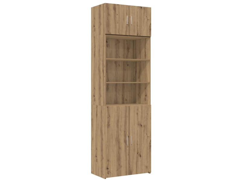 Vidaxl cabinet de rangement avec étagères chêne artisanal - Conforama A