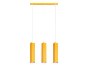 Suspension rayo 3l jaune aluminium moderne 98x45x6cm