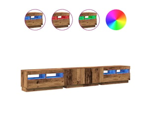 Meuble tv coloris marron 260 cm <strong></strong> <strong></strong>
