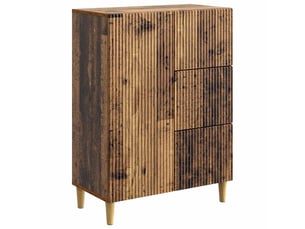 Buffet - bahut - meuble de rangement bois ancien 66 x 34,5 x 90 cm bois d'ingénierie