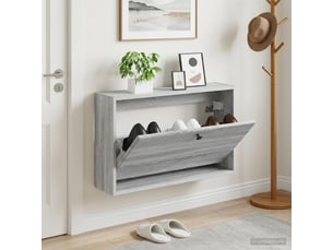 Meuble à chaussures 3 paire(s)  <strong></strong>  <strong></strong> coloris gris