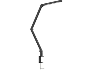 Lampe de bureau led 121,5x3,8x5,5 cm 96 led réglables métal noir