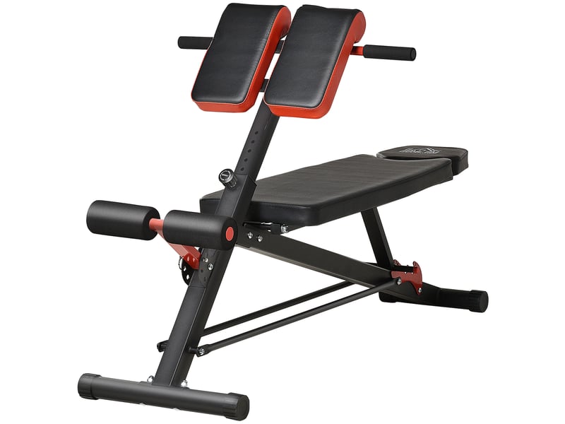  Banc de musculation réglable 64x146 cm métal noir  - Conforama A
