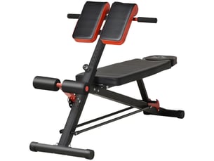 Banc de musculation réglable 64x146 cm métal noir