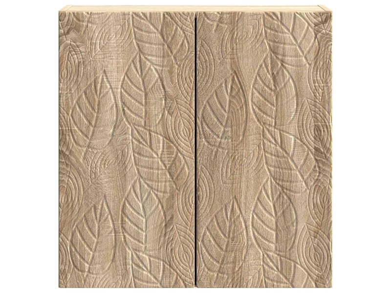  Armoire murale salon 59x31x60cm bois d'ingénierie chêne sonoma shl6905  - Conforama D