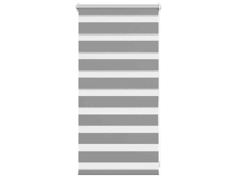  Store vénitien zebra, store de fenêtre 40,9 x 100 cm, largeur du tissu 36,7 cm, gris cf48205  - Conforama A