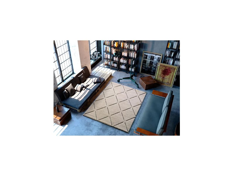  Tapis atticgo swansea 80x150 cm, rectangulaire blanc - polypropylène et jute Swansea 65234 - Conforama D