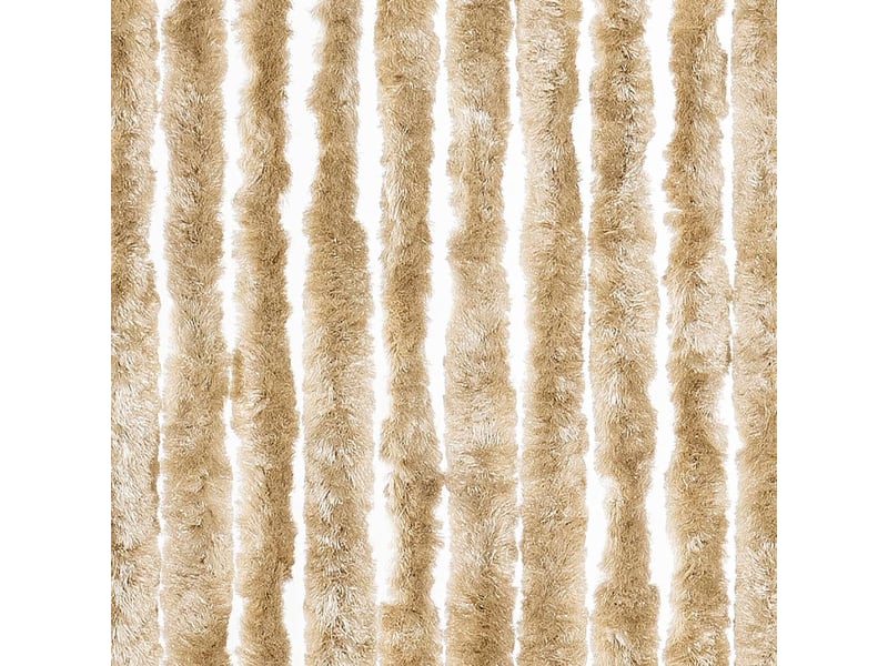  Rideau anti-mouches, moustiquaire beige 100x230 cm chenille cf43489  - Conforama E