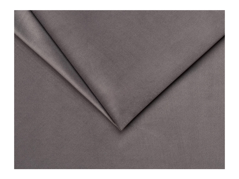  Canapé d'angle réversible miloe 8 places avec accoudoirs en velours - gris MILOE - Conforama C