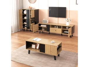 Meuble tv coloris noir