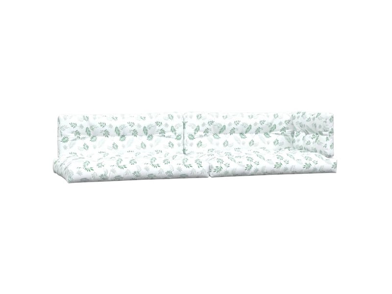  Lot de 5 coussins de palette, coussins de canapé motif de feuilles tissu cf59741  - Conforama A