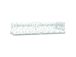 Lot de 5 coussins de palette, coussins de canapé motif de feuilles tissu cf59741