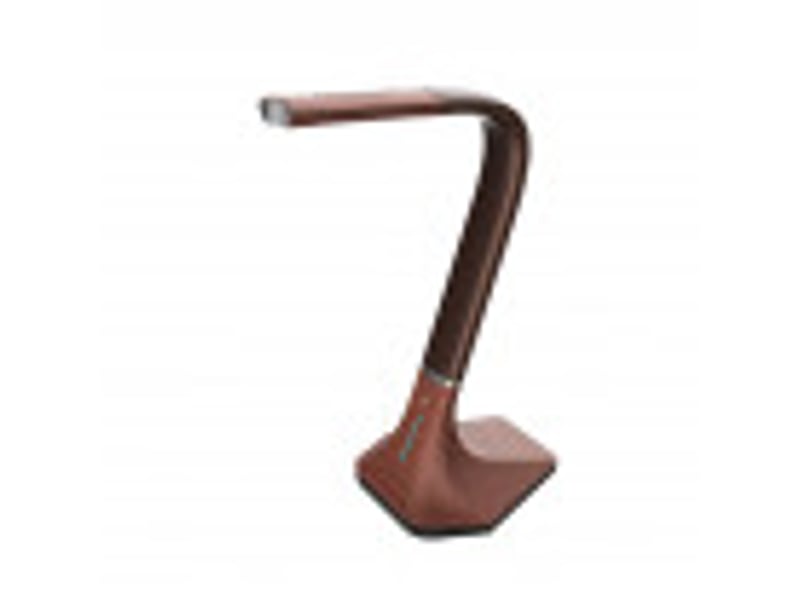 Fabrilamp andalucita lampe de bureau led marron 7 w 560 lm, flexible, tactile et dimmable 139471002 - Conforama B