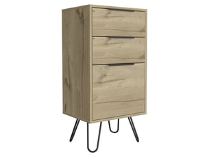 Commode 3 tiroir(s)    TUHOME CONCEPT  coloris bicolore largeur 45 cm