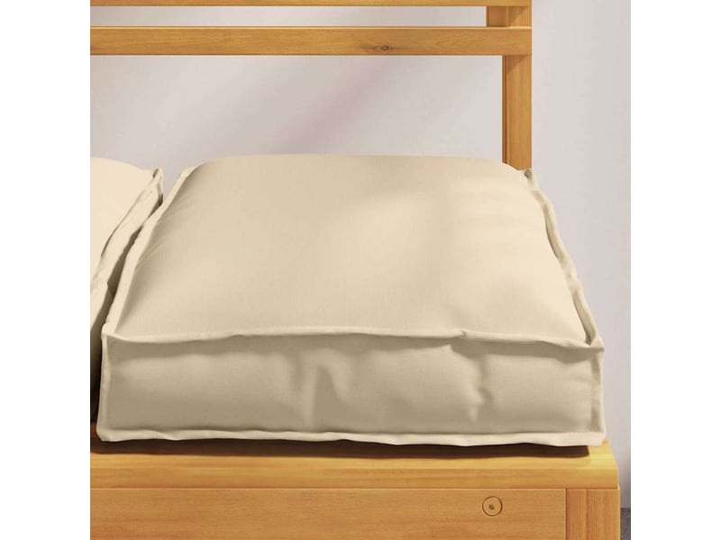  Lot de 4 coussins pour chaise, coussins d'extérieur tissu oxford beige 40 x 40 x 8 cm cf50050  - Conforama D