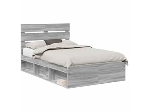 Lit 2 places 120x190cm    coloris gris