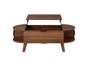 Table basse coloris bois foncé