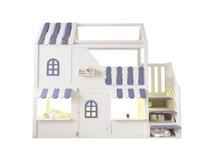 Lit mezzanine 90x200 cm MODENUIT    coloris bicolore