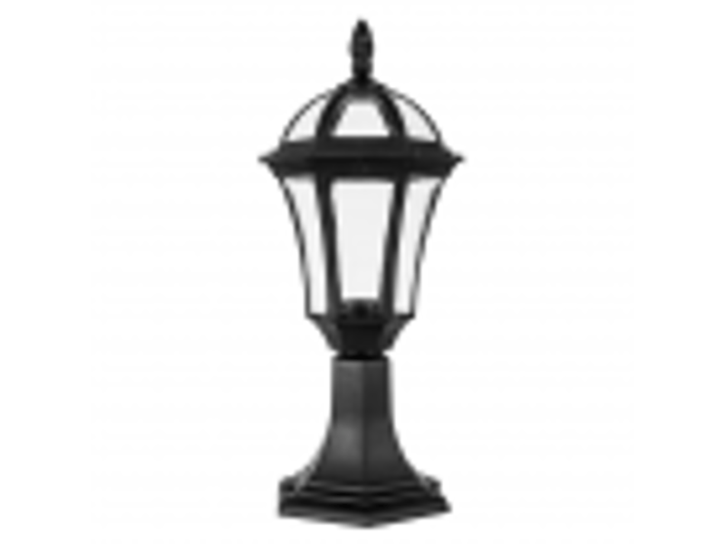  Lanterne de muret extérieur fabrilamp comino noir, 1 x e27, ip44, 47,6 x 17,6 x 17,6 cm 126171009 - Conforama B