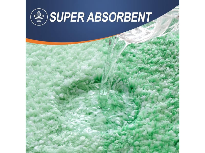  Tapis de bain en microfibre antidérapant - 24 x 36 pouces - vert  - Conforama D